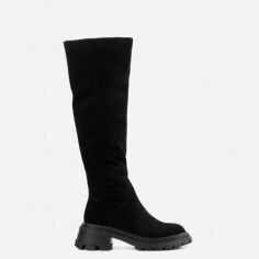Акція на Жіночі зимові чоботи Le'BERDES 00000015123 38 24.5 см Чорні від Rozetka