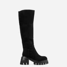 Акция на Жіночі зимові чоботи Le'BERDES 00000015124 40 25.5 см Чорні от Rozetka