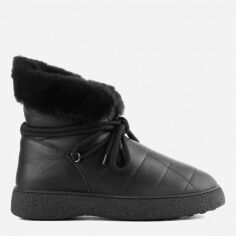 Акция на Жіночі зимові чоботи Le'BERDES 00000015299 36 23.5 см Чорні от Rozetka