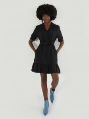 Акция на Сукня-сорочка міні літня жіноча Colin's CL1057649BLK S Black от Rozetka