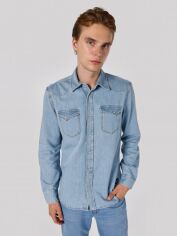 Акція на Сорочка джинсова чоловіча Colin's CL1064565DN42808 M Linus Wash від Rozetka