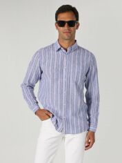 Акція на Сорочка чоловіча Colin's CL1063702-BLU XL Dark Blue від Rozetka