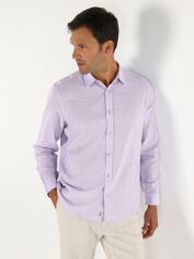 Акція на Сорочка чоловіча Colin's CL1063686-LIL M Lilac від Rozetka