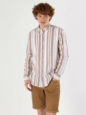 Акція на Сорочка чоловіча Colin's CL1063704-LBR L Light Brown від Rozetka