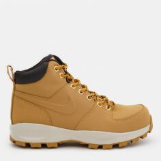 Акція на Підліткові черевики для хлопчика Nike Manoa Leather 454350-700 37.5 (5Y) Haystack/Haystack-Velvet Brown від Rozetka