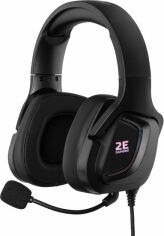 Акція на Навушники 2E Gaming HG340 RGB USB 7.1 Black (2E-HG340BK-7.1) від Rozetka