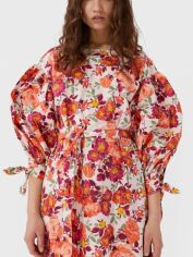 Акція на Сукня коротка жіноча Stradivarius 2323/416/350 S Помаранчева від Rozetka