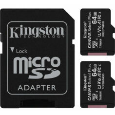 Акция на Карта пам'яті Kingston microSDHC 64GB Canvas Select Plus 100R A1 C10 (SDCS2/64GB-2P1A) от Comfy UA