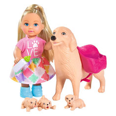 Акция на Кукольный набор Эви Няня для щенков Steffi & Evi Love с аксессуарами (573 3072) от Будинок іграшок