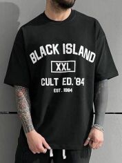 Акция на Футболка Vizavi "Black Island" 1531 XL Чорна от Rozetka