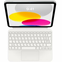 Акция на Чехол-клавиатура Apple Magic Keyboard Folio для iPad (10th gen) UA, White (MQDP3UA/A) от MOYO