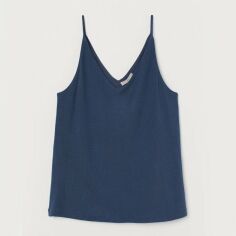 Акція на Майка H&M XAZ272942ERUX M Темно-синя від Rozetka