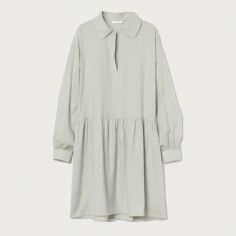 Акція на Плаття-сорочка коротке осіннє жіноче H&M XAZ333398IFKU XL М'ятне від Rozetka
