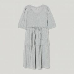 Акція на Сукня міді літня жіноча H&M XAZ333917RLHZ S Сіра від Rozetka