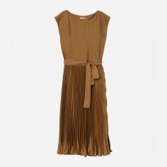 Акція на Сукня коротка літня жіноча H&M XAZ273617QXGE 34 Коричнева від Rozetka