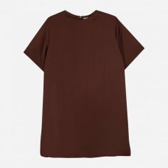 Акція на Сукня-футболка коротка літня жіноча H&M FL1028444 M Коричнева від Rozetka