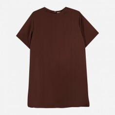 Акция на Сукня-футболка міні літня жіноча H&M FL1028444 M Коричнева от Rozetka