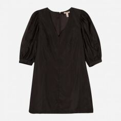 Акція на Сукня коротка літня жіноча H&M FL101255 42 Чорна від Rozetka