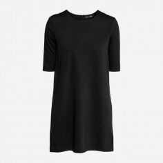 Акция на Сукня-футболка міні літня жіноча H&M 266219b82 S Чорна от Rozetka