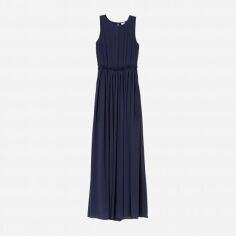 Акція на Плаття довге літнє жіноче H&M XAZ166963OHWR 34 Темно-синє від Rozetka