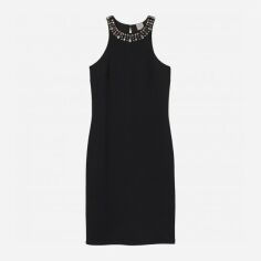 Акція на Плаття коротке літнє жіноче H&M XAZ204803PLOC 42 Чорне від Rozetka