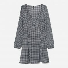 Акція на Сукня коротка літня жіноча H&M 0819363 32 Чорна з білим від Rozetka