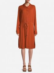 Акція на Сукня-сорочка міді жіноча Calvin Klein 31160931 XS Помаранчева від Rozetka