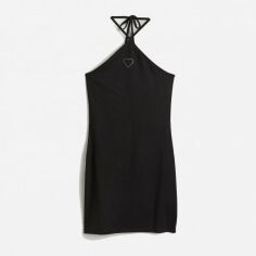 Акція на Сукня коротка літня жіноча H&M 1079531_сер M Чорна від Rozetka