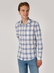 Акція на Сорочка бавовняна чоловіча Colin's CL1062889BLE 2XL Blue від Rozetka