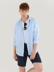 Акція на Сорочка чоловіча Colin's CL1063686LBL S Light Blue від Rozetka