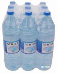 Акція на Упаковка мінеральної природної столової негазованої води Сіраб 1.5 л х 9 пляшок від Rozetka