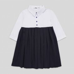 Акція на Дитяча сукня для дівчинки Motreg Flower 755127 128 см Чорно-біла від Rozetka