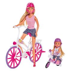 Акція на Ляльковий набір Штеффі та Еві Прогулянка на велосипедах Steffi & Evi Love (573 3045) від Будинок іграшок