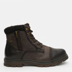 Акція на Чоловічі зимові черевики Tom Tailor 4283504 45 Темно-коричневі від Rozetka