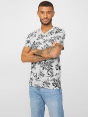Акція на Футболка бавовняна довга чоловіча Guess 775664976 XS Сіра від Rozetka