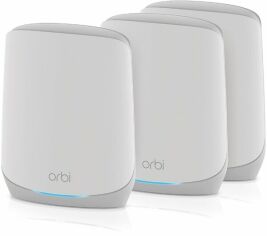 Акция на WiFi-система NETGEAR Orbi RBK763S, AX5400, WiFi 6, MESH, 3xGE LAN, 1xGE WAN, бел. цв. (3шт.)(RBK763S-100EUS) от MOYO