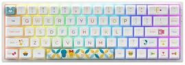 Акция на Клавиатура Akko 3068B Doraemon Rainbow CS Jelly Pink (6925758617383) от MOYO
