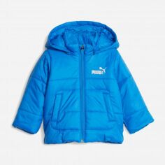 Акция на Дитяча демісезонна куртка для хлопчика Puma Minicats Hooded Padded Jacket 67597147 92 см Racing Blue от Rozetka