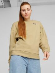 Акція на Світшот утеплений жіночий Puma Better Essentials Crew FL 67680384 XXS Пісочний від Rozetka