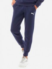 Акція на Спортивні штани чоловічі Puma Ess Logo Pants Fl Cl 58671476 L Peacoat-Cat від Rozetka