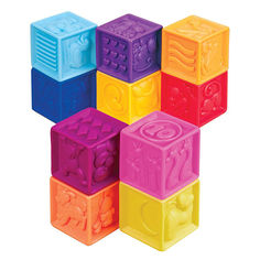 Акція на Розвивальні силіконові кубики Battat Полічи-но! (BX1002Z) від Будинок іграшок