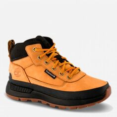 Акция на Підліткові демісезонні черевики для хлопчика Timberland Field Trekker TL2104 36 Жовті от Rozetka