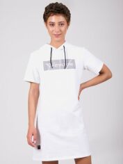 Акция на Сукня-футболка міні літня жіноча Evoids 552110-100 XS Біла от Rozetka