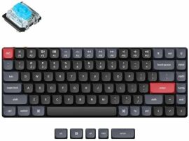 Акція на Клавиатура Keychron K3 PRO 84Key, Gateron Blue, BT/USB-A, Low Profile, QMK, EN/UKR, RGB, black (K3PB2_Keychron) від MOYO