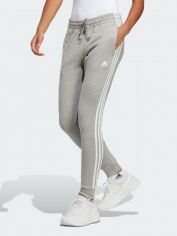 Акция на Спортивні штани жіночі Adidas W 3S Ft Cf Pt IC9922 M Сірий/Білий от Rozetka