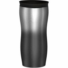Акция на Термочашка Ardesto Metallic 450 мл, черная, нержавеющая сталь (AR2645BM) от MOYO