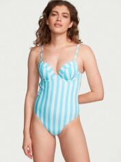 Акція на Суцільний купальник жіночий Victoria's Secret 409790635 M Блакитний від Rozetka