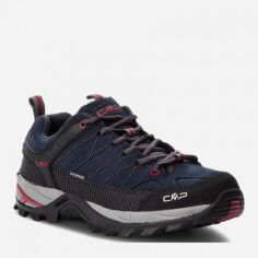 Акція на Чоловічі кросівки для трекінгу CMP Rigel Low Trekking Shoes WP 3Q13247-65UM 41 Темно-сині від Rozetka