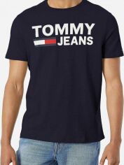 Акция на Футболка Tommy Hilfiger 456272891 S Синя от Rozetka