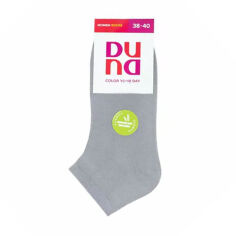 Акция на Шкарпетки жіночі Duna 3117 укорочені, сірі, розмір 21-23 от Eva